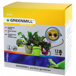 Greenmill Aquasystem Automatyczna konewka do roślin pokojowych i balkonowych akumulatorowa GB3014C