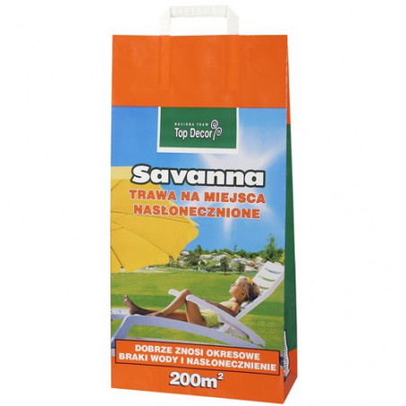 Top Decor nasiona traw Trawa mieszanka SAVANNA na miejsca słoneczne 5.0kg TD9820