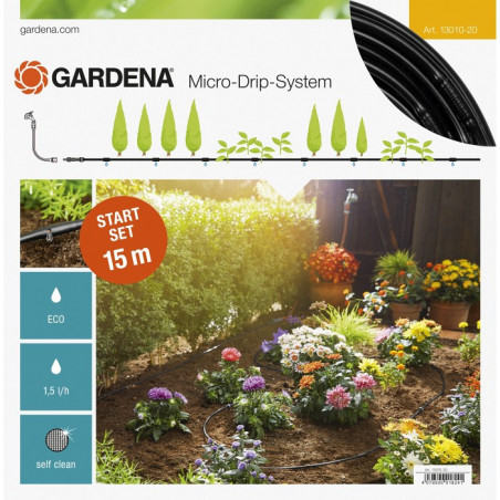Gardena MicroDripSystem linia kroplujaca do rzędów roślin zestaw S 1301020 GA13010