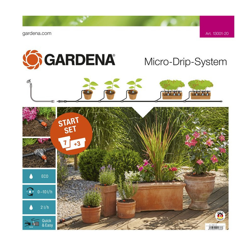 Gardena MicroDripSystem zestaw podstawowy M do roślin doniczkowych 1300120 GA13001