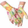 Rękawice ogrodowe dla kobiet wzór kwiatowy